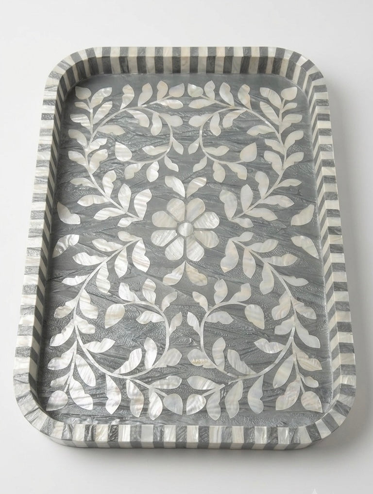 Rectangular Sadaf Tray