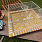 Square sadaf tray with cover