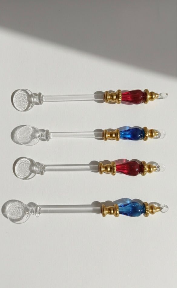 Glass Fanous Spoons