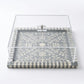 Square sadaf tray with cover