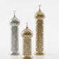 Set of 3 Decorative Lantern Minarets