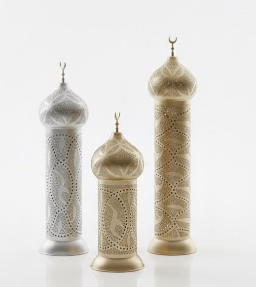 Set of 3 Decorative Lantern Minarets